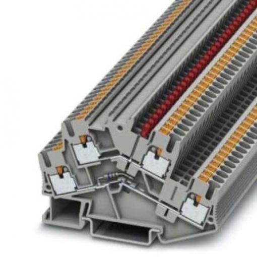 Phoenix Contact Svorkovnice pro komponenty 3245969, řada: PTTBS 2.5-LA 24 RD, 24 V Šedá 0.14 to 4 mm² 2 Zásuvný