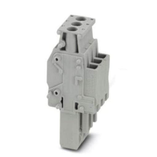 Phoenix Contact Zásuvný blok Terminal, řada: UPBV 2, rozteč: 5.2 mm, počet kontaktů: 3, Šedá