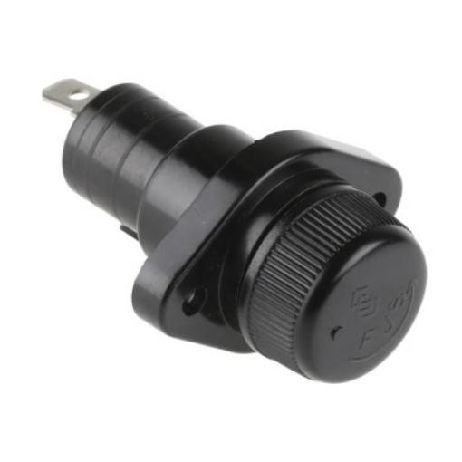 Držák pojistek s montáží do panelu, 25A, 10 x 38mm, 600V ac, Schurter