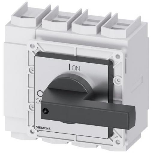 Siemens Oddělovací (hlavní) vypínač, rozsah: 3LD 4pólový Pevný IP65 160 A 75 kW