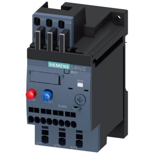 Siemens, rozsah: SIRIUS 3RU2 a hodnotami FLC motoru 0.63A 630mA 0.25 kW 690V