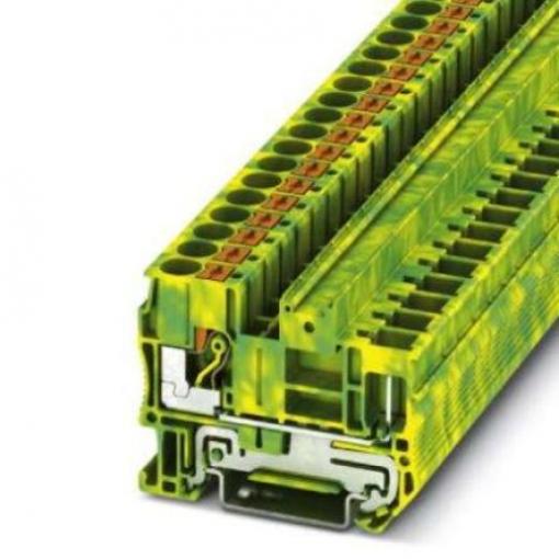 Phoenix Contact Svorkovnice pro komponenty 3061774, řada: PT 6/1P-PE, 1 kV Zelená, Žlutá 10 mm² 1 Zásuvný