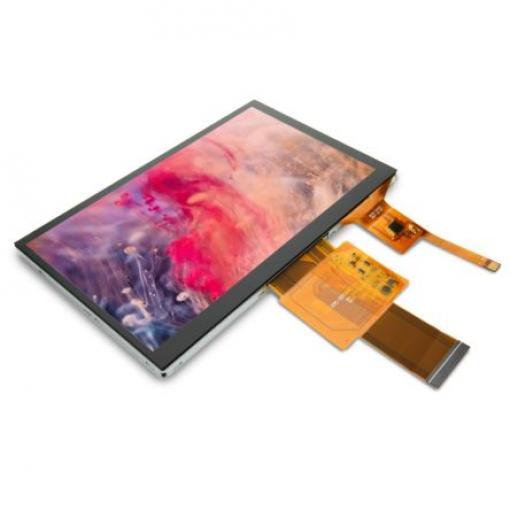 MIKROE-3902 7 in Dotykový displej 800 x 480 pixelů podsvícení 3X9 LED světel MikroElektronika Kapacitní dotykový displej