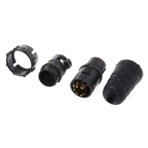 Kulatý konektor, počet kontaktů: 5, Kabel, velikost: Standard Switchcraft, pohlaví kontaktu: Vnější, orientace těla: