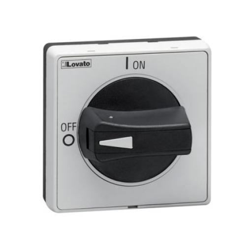 Otočná klika Žlutá, Červená, řada: GA 3 zámky pro null, délka: 65 mm IP65 Lovato