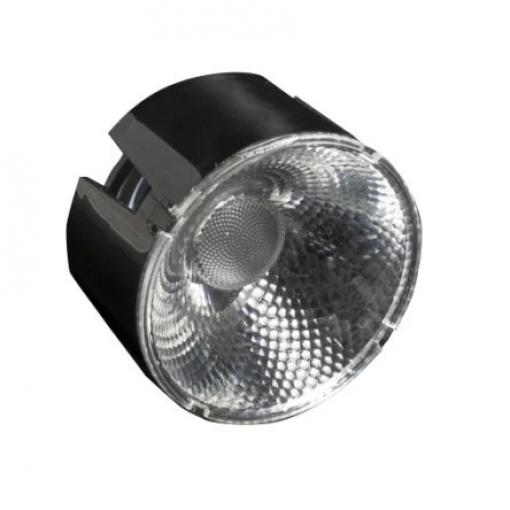 Čočka LED 1cestná 26 ° 49.9 mm v prům. Čirá Polymethylmetakrylát Kulatý Ledil