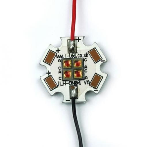 Pole LED, řada: OSLON Square 4+ PowerStar IHH-OG04-HYRE-SC221-WIR200. barva Tmavě modrá, Červená, Zelená, Modrá, Žlutá,