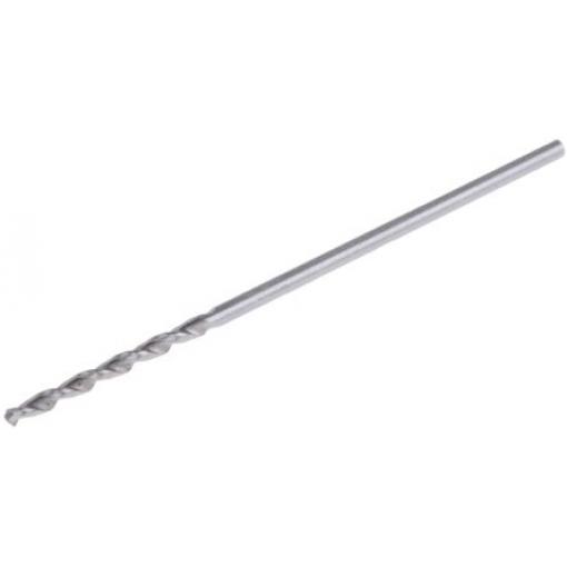 Vrták, celková délka: 34 mm, HSS 1 mm, počet kusů: 10 Obyčejný dřík 1 mm RS PRO