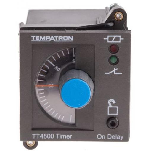 Tempatron Časovací relé, řada: TT4801 Lišta DIN DPDT 2kontaktové 110 V ac 1 funkce 8 kolíků 6 s to 6 h