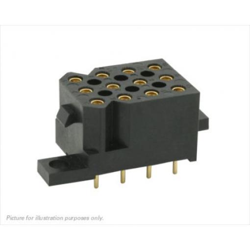 Patice PCB, řada: SMS, orientace těla: Rovný, rozteč: 5.08 mm Deska-deska, počet kontaktů: 12, počet řad: 4, Povrch