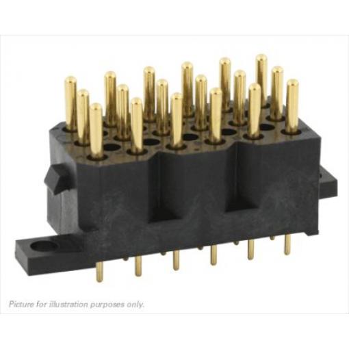 Patice PCB, řada: SMS, orientace těla: Rovný, rozteč: 5.08 mm Deska-deska, počet kontaktů: 18, počet řad: 6, Montáž na