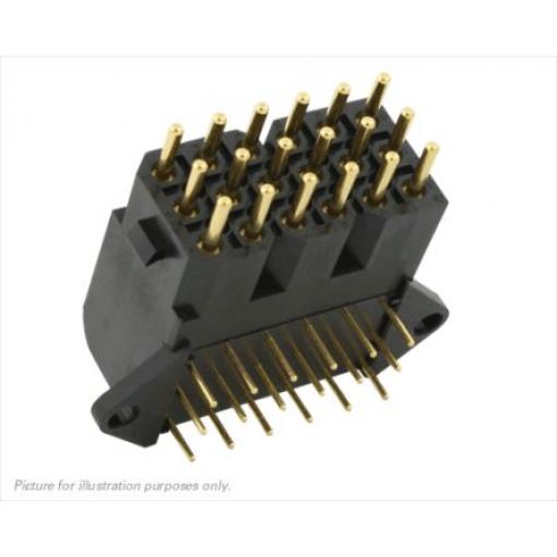 Patice PCB, řada: SMS, orientace těla: Pravý úhel, rozteč: 5.08 mm Deska-deska, počet kontaktů: 18, počet řad: 6, Montáž