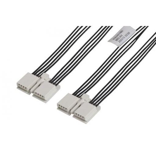 Kabel pro připojení k desce 4 300 mm Vnitřní, řada: Edge Lock Molex Edgelock 4 Vnitřní Edgelock