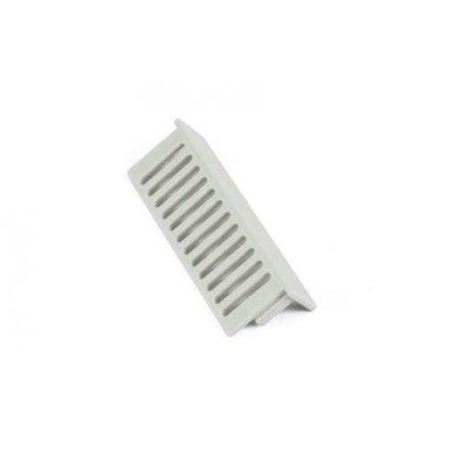 Hammond Kryt, délka: 52 mm Polykarbonát x 10.2 mm 1597DIN6GY, 1597DIN9GY, Polykarbonát