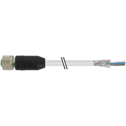Kabel ovladače snímače, A: Vnitřní, A: M12 8, B: Volný konec, 30V, IP65, IP66K, IP67, řada: 7000 Murrelektronik Limited