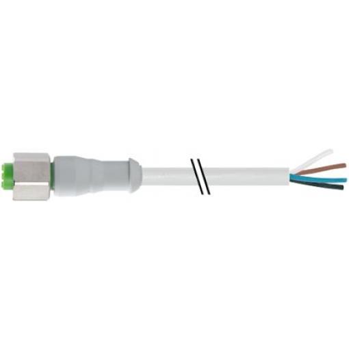 Kabel ovladače snímače, A: Vnitřní, A: M12 4, B: Volný konec, 250V, IP65, IP66K, IP67, IP68, řada: 7014 Murrelektronik