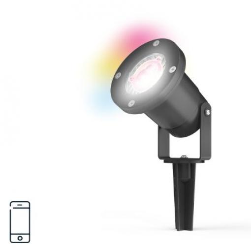 4lite UK Inteligentní stropní svítidlo, typ žárovky: LED, 4.9 W, 220 → 240 V, IP65, barevná teplota: 6500k, CE