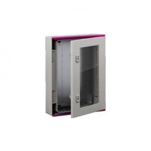 Rittal Nástěnná krabice, řada: AX IP56 Polyester vyztužený skelnými vlákny RAL 7035 600 mm Průhledné dveře 800 mm 300 mm