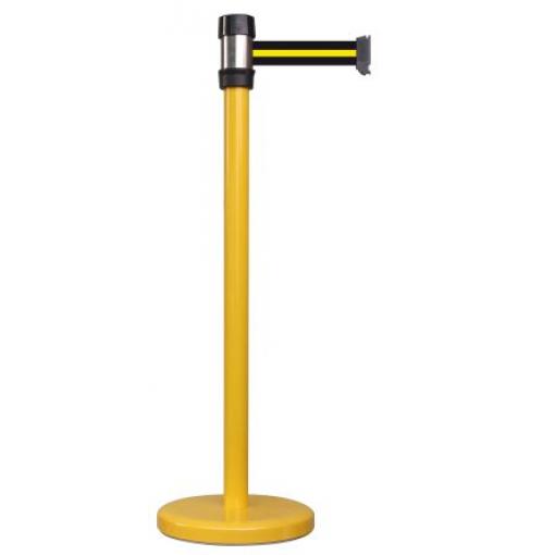 360 mm, Žlutá, Žlutá, Černá Polypropylen, Ocel výška 980 mm, šířka: 80mm RS PRO Polyester