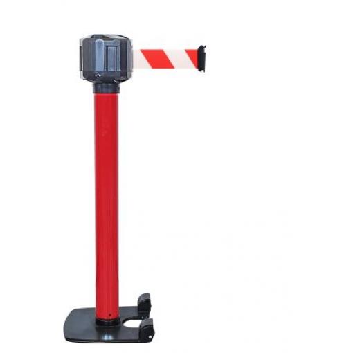 Červená, Bílá, Červená Ocel Ø 80 mm výška 990 mm, šířka: 50mm RS PRO