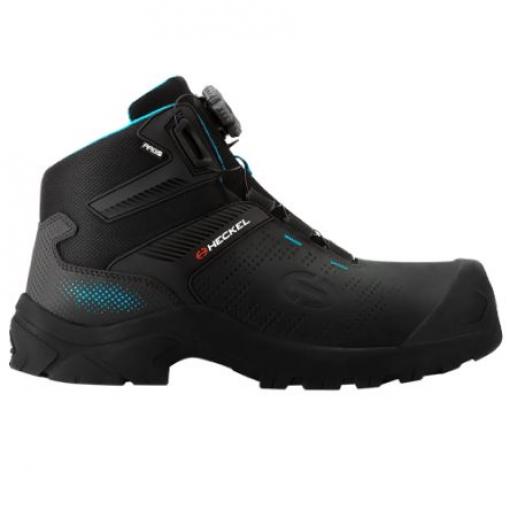 HRO, WRU, řada: MACSOLE ADVENTURE 3.0 Kotníková bezpečnostní obuv obuv Muži, Kompozit 7, Černá, Modrá Ano Heckel 41 SR