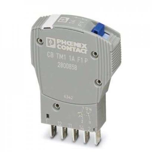 Tepelná pojistka 1 A 1pólový CB TM1 Phoenix Contact Thermomagnetic Device Circuit Breaker Zaklapávací montáž