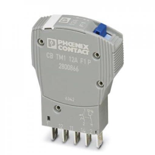Tepelná pojistka 12 A 1pólový CB TM1 Phoenix Contact Thermomagnetic Device Circuit Breaker Zaklapávací montáž