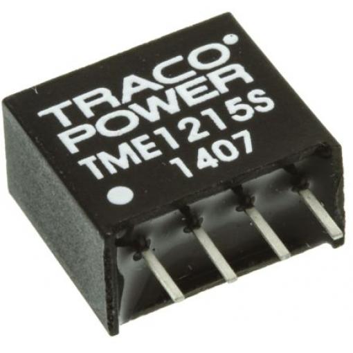 TRACOPOWER Měnič DC/DC TME, výstup: 15 V dc 1 kV dc, Vin 13.2V dc 67 mA, Vin 10.8V 1 W -40 °C 85 °C Průchozí otvor