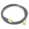 Koaxiální kabel, řada: SMB RG174, Černá 1 m 50 Ω RS PRO S koncovkou