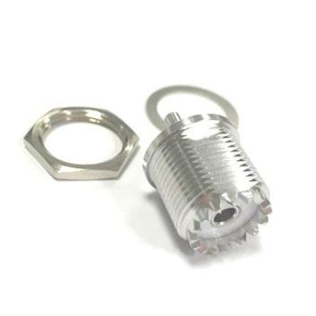 RS PRO Koaxiální konektor, řada: UHF Vnitřní, 50 Ω, orientace těla: Rovný, Kabel Konektor UHF Pájecí, 11GHz 165 °C -65