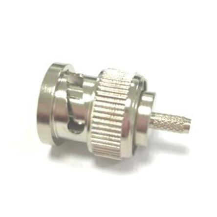 RS PRO Koaxiální konektor, řada: BNC Vnější, 50 Ω, orientace těla: Rovný, Kabel Konektory BNC Krimpovací, 4GHz 80 °C -45