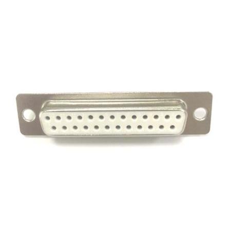 RS PRO Konektor D-Sub, počet kontaktů: 25, orientace těla: Rovný 2.77 mm, Montáž do panelu Vnější, D-SUB, 1.0kV, B,