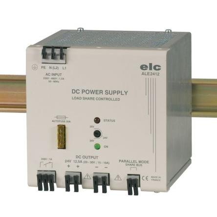 ELC Napájecí zdroj na lištu DIN ALE Spínaný režim 440V ac 12.5 A 30V dc 300 W
