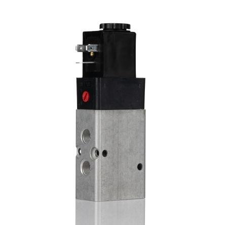 Pneumatický solenoidový ventil 4/2, řada: 26220 G Elektromagnetický/pružina, max. průtok: 1400L/min Norgren 230 V ac,