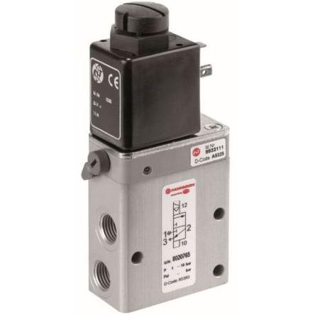 Pneumatický solenoidový ventil 3/2, 5/2-cestný, řada: 80207 BSPP, ISO 228 Solenoid, max. průtok: 3000L/min Norgren 230 V