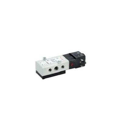 Vřetenový ventil Vratná pružina, Solenoid, 5/3-cestný, 5/2, řada: 97100 G Elektromagnetický/pružina Norgren 230 V ac,