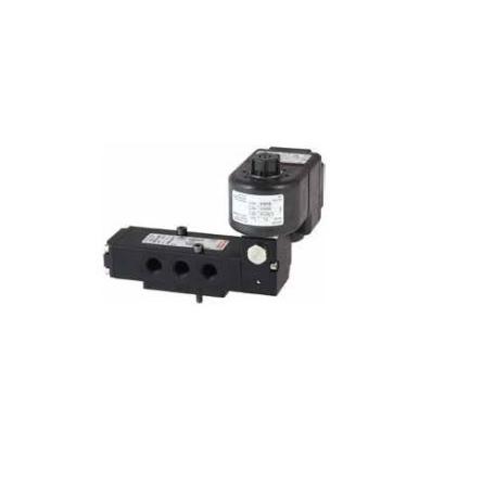 Vřetenový ventil 3/2, 5/2, řada: 97105 NPT, ISO G Elektromagnetický/pružina, max. průtok: 750L/min Norgren 230 V ac, 24V