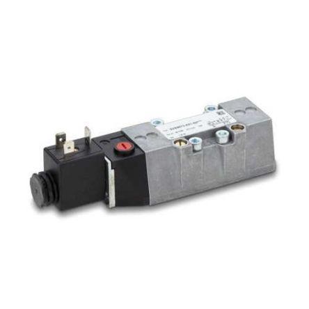 Pneumatický solenoidový ventil 5/2, řada: ISO Star Elektromagnet/vzduch, max. průtok: 1230L/min Norgren 24V dc