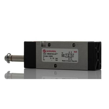 Pneumatický solenoidový ventil 5/2, řada: V60 G Elektromagnet/vzduch, max. průtok: 750L/min Norgren 24V