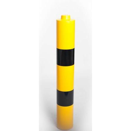 Ochrana proti nárazu, Černá, Žlutá, délka: 1.2 m, průměr: 105 mm, šířka: 1.2m Addgards