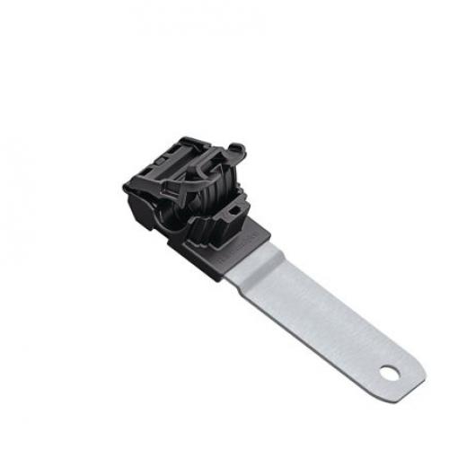 Kabelová svorka pro průměr svazku 13.7 mm Polyamid Černá Šroubová HellermannTyton