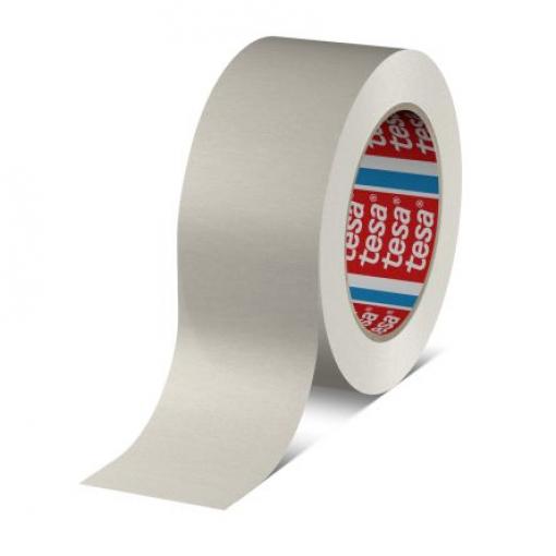 Balicí páska 4713, Bílá 04713-00004-00 pomocný materiál: Papír, délka: 50 m Tesa 50 mm