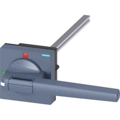 Sada rukojeťového mechanismu Šedá, řada: SENTRON, pro použití s: 3KD velikost 5, 3KF velikost 5, délka: 144 mm IP65