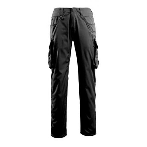 Mascot Workwear Kalhoty Unisex No, SC: 41 in velikost 41 in v pase, délka nohavice 82cm, Černá, řada: Ingolstadt