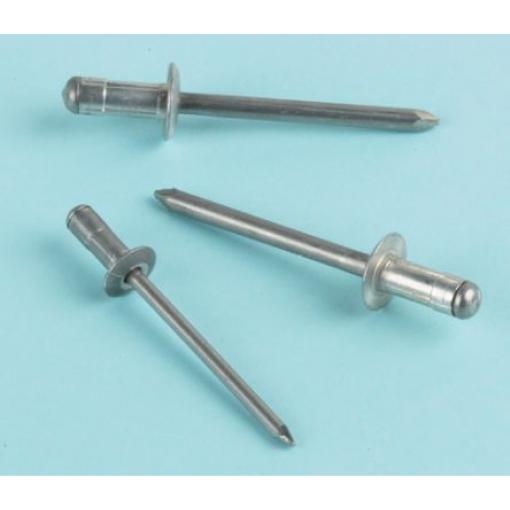Avdel Nýt, Nerezová ocel, délka nýtu: 12.5 mm Nerezová ocel Slepý, průměr nýtu: 4 mm