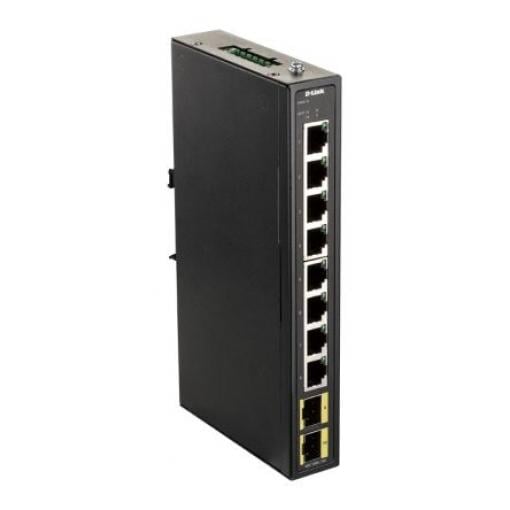 model: 10-Port Industrial Gigabit Unmanaged Switch with SFP Ports D-Link