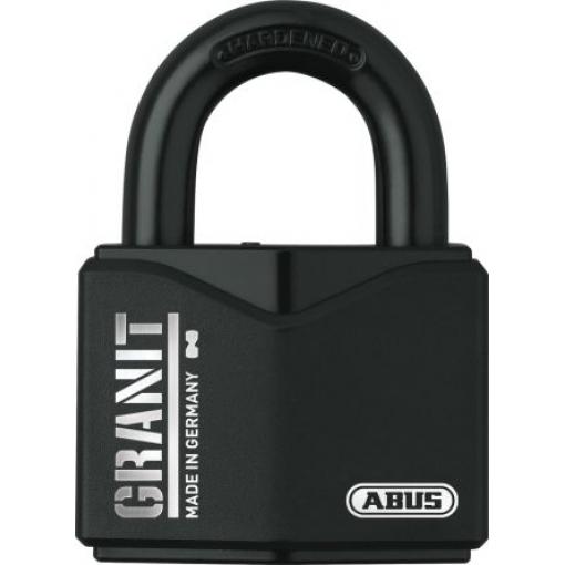 ABUS Visací zámek S klíčem Stejné klíčování Odolnost vůči povětrnostním vlivům, Ocel Venkovní 11 mm třmen, Černá 62.5 mm