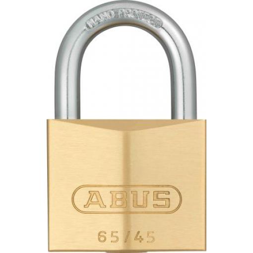ABUS Visací zámek Klíč Odolnost vůči povětrnostním vlivům, Mosaz Venkovní 7 mm třmen 45 mm