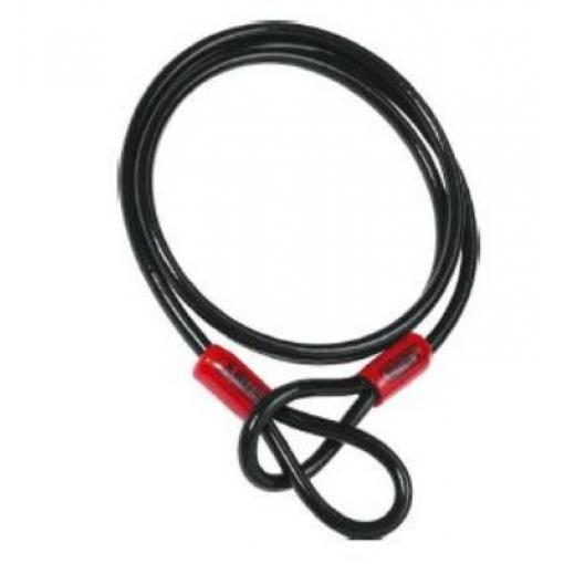 ABUS Bezpečnostní kabel, Lano se dvěma smyčkami, průměř řetězu: 12 mm, Ocel, délka: 120 cm