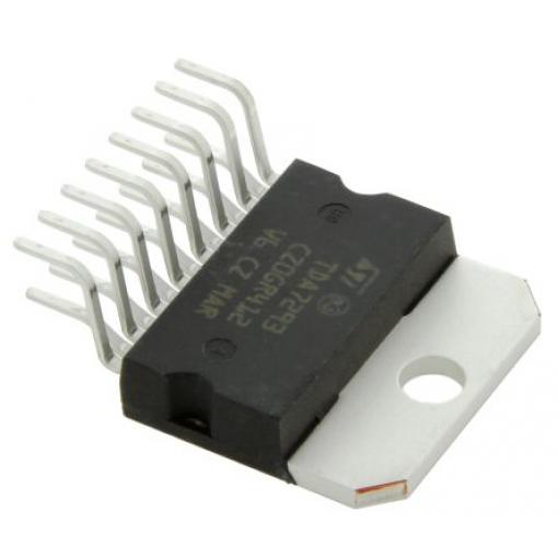 STMicroelectronics Třída A-B Audio zesilovač TDA7293V 100W Audio, Multiwatt, počet kolíků: 15 kolíkový 70 °C, počet